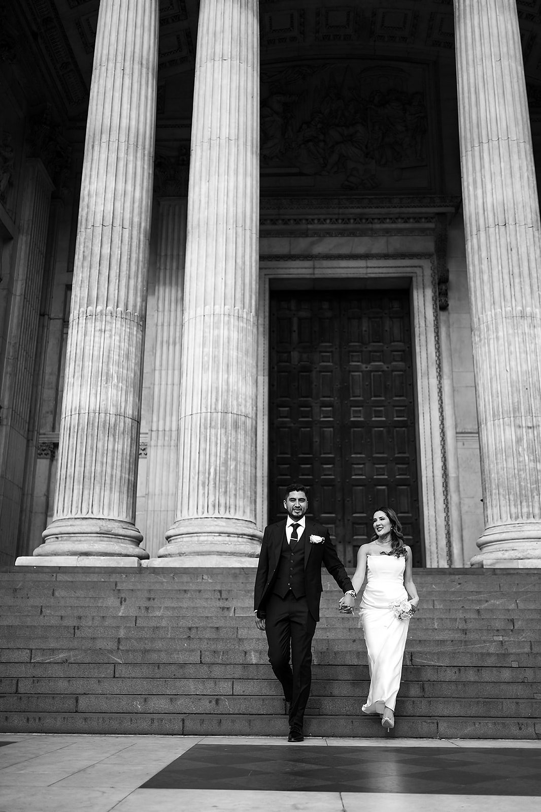 St Paul's Cathedral Wedding Steps