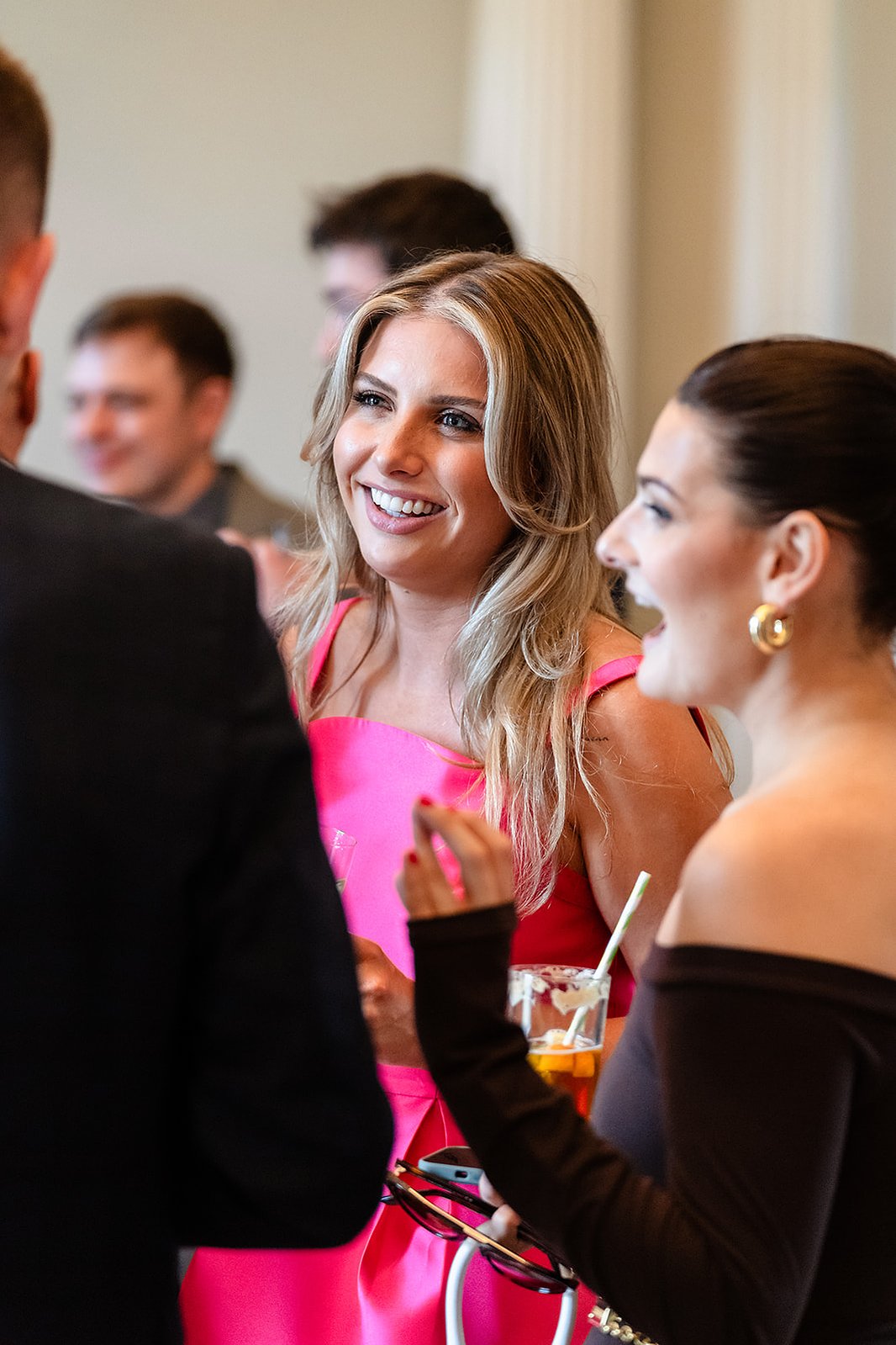 York House Wedding London Drinks Reception Terrace Room