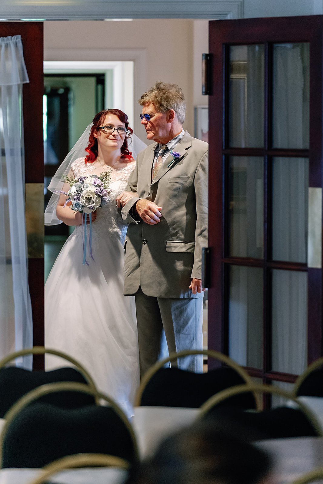 Hillingdon Register Office Wedding Bride and Father