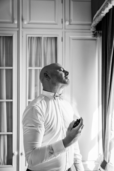 Herons Farm Wedding Groom Prep
