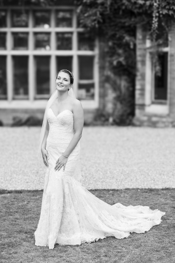 Holmewood Hall Wedding Bride