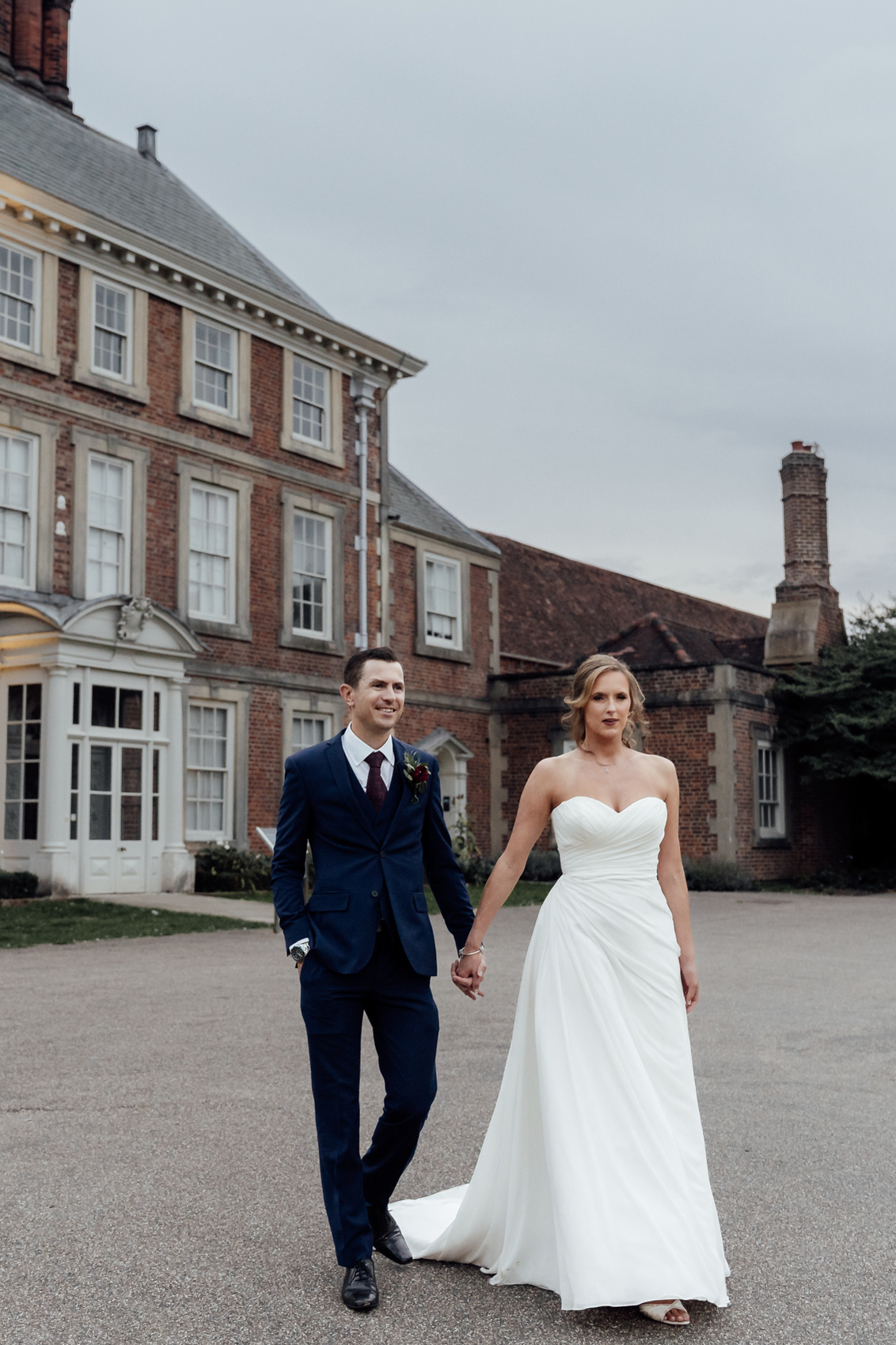 Forty Hall Wedding Bride and Groom