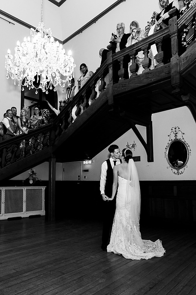 Holmewood Hall Wedding Staircase First Dance