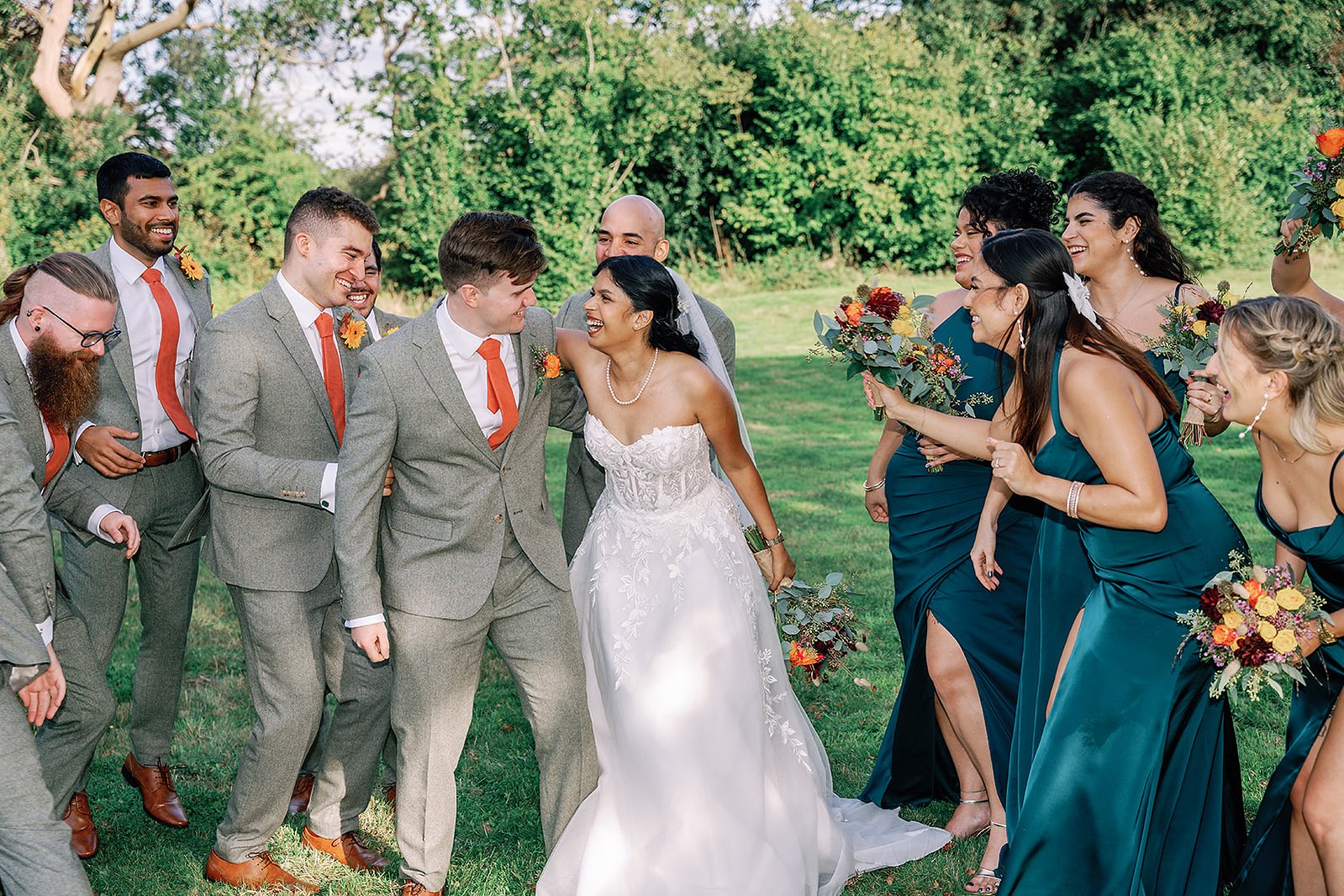 Guildford Manor Hotel & Spa Wedding Groomsmen and Bridesmaids