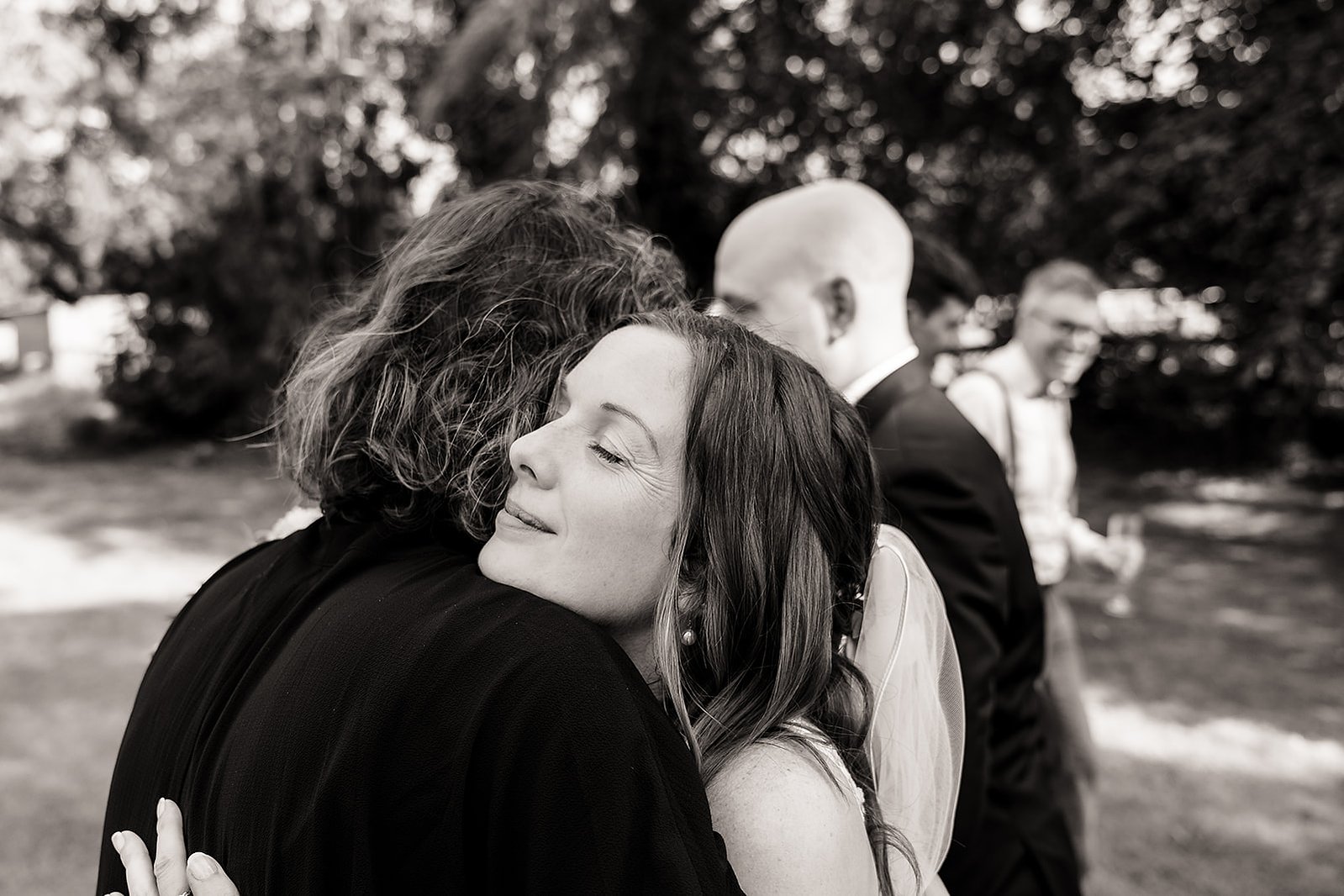 Herons Farm Wedding Hug