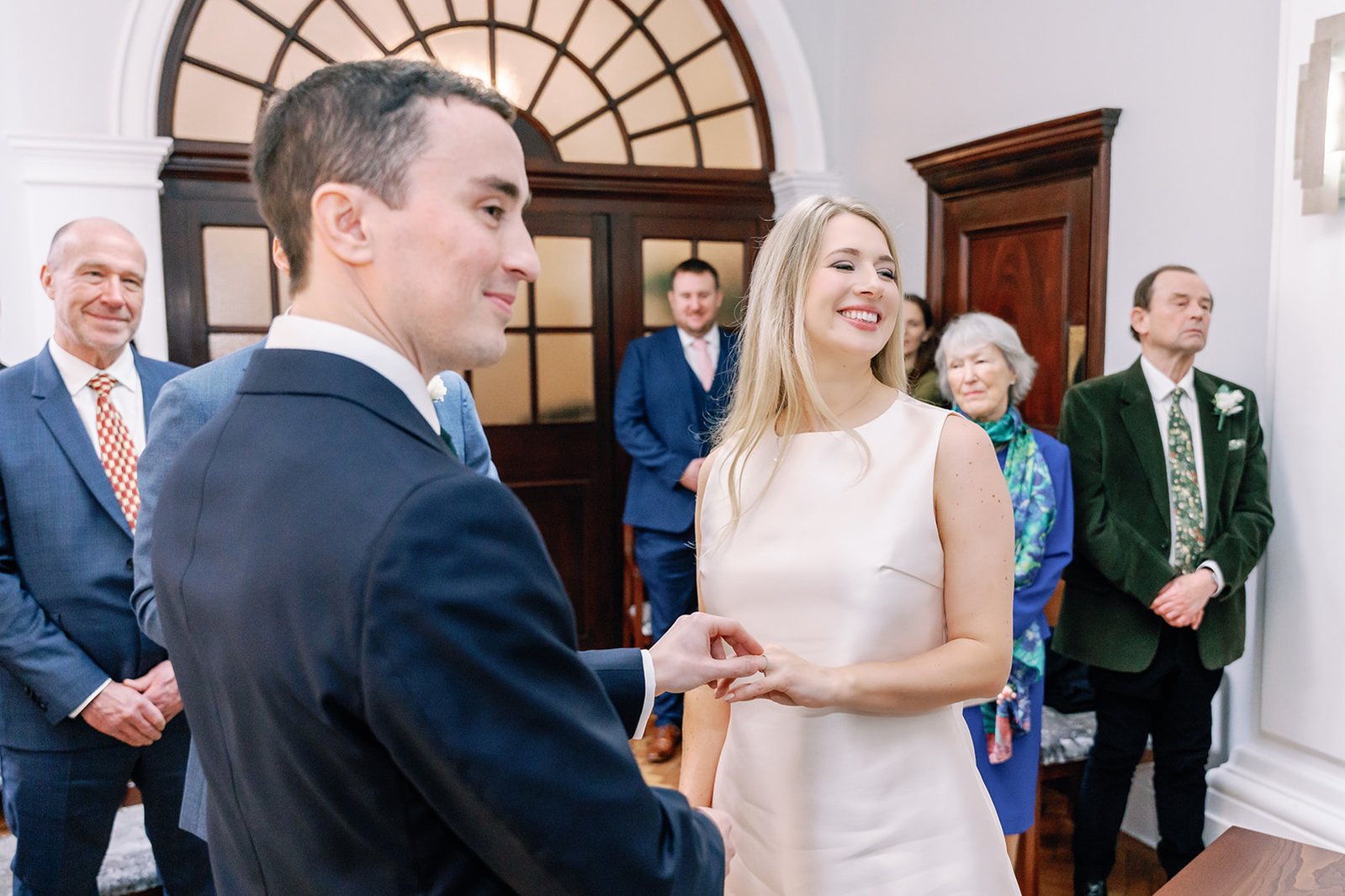 Chelsea Old Town Hall Wedding Ring Exchange