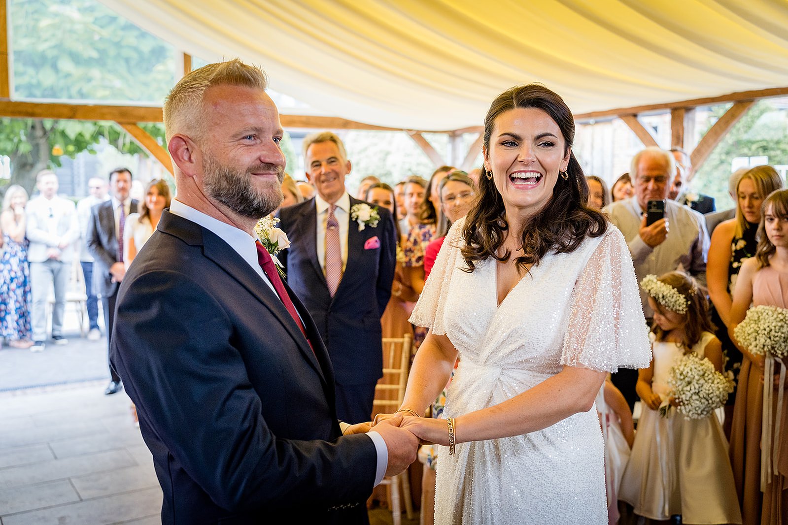 coltsfoot wedding bride and groom