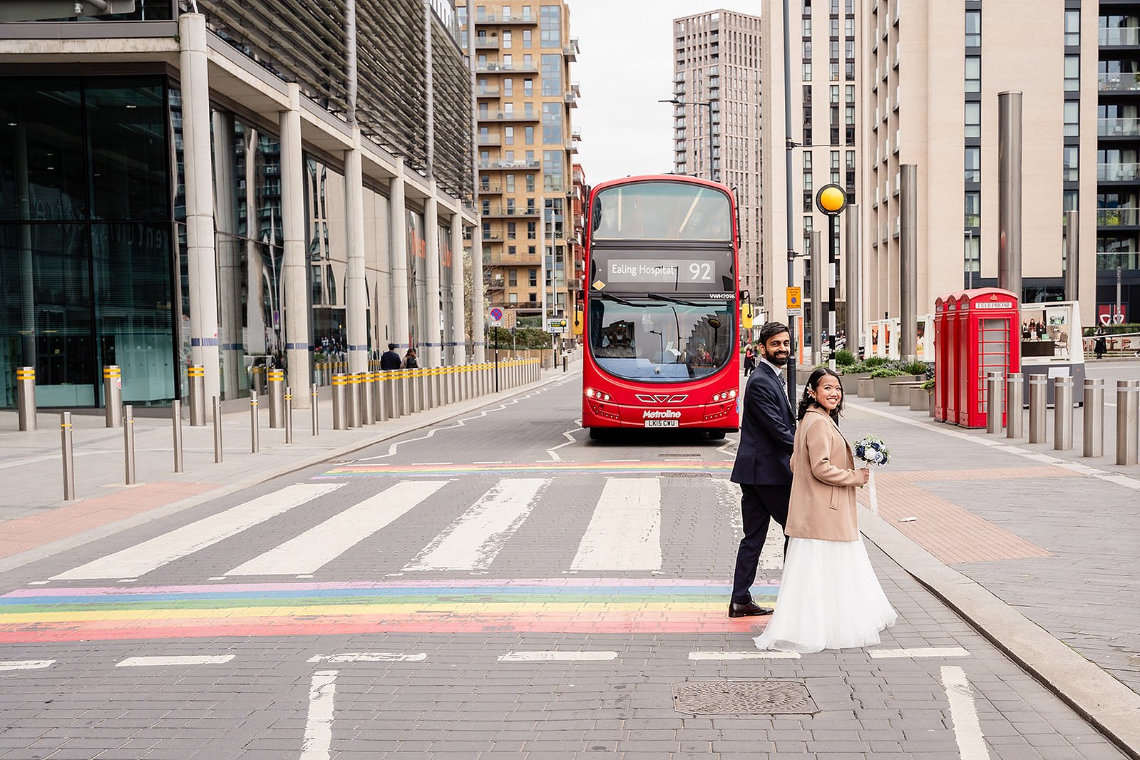 Brent Civic Centre Wedding Wembley Zebra Crossing