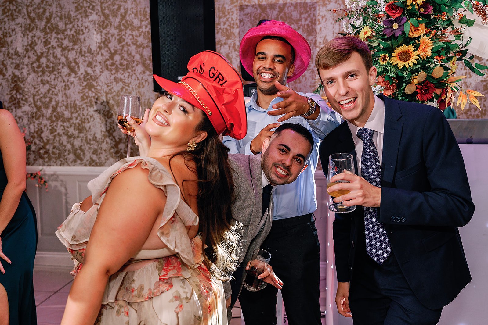 Guildford Manor Hotel & Spa Wedding Party Guests Having Fun