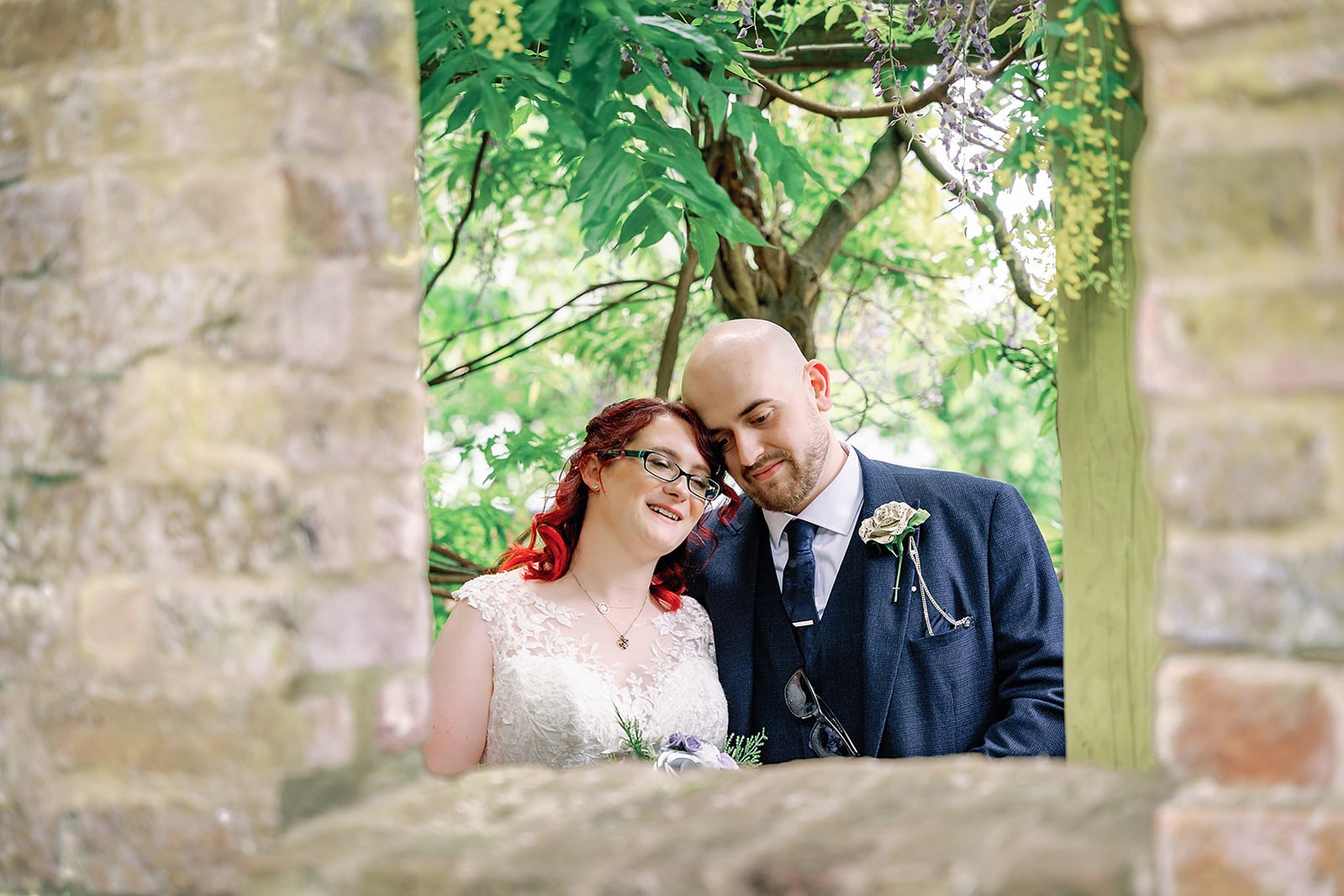 Eastcote House Gardens Bride and Groom