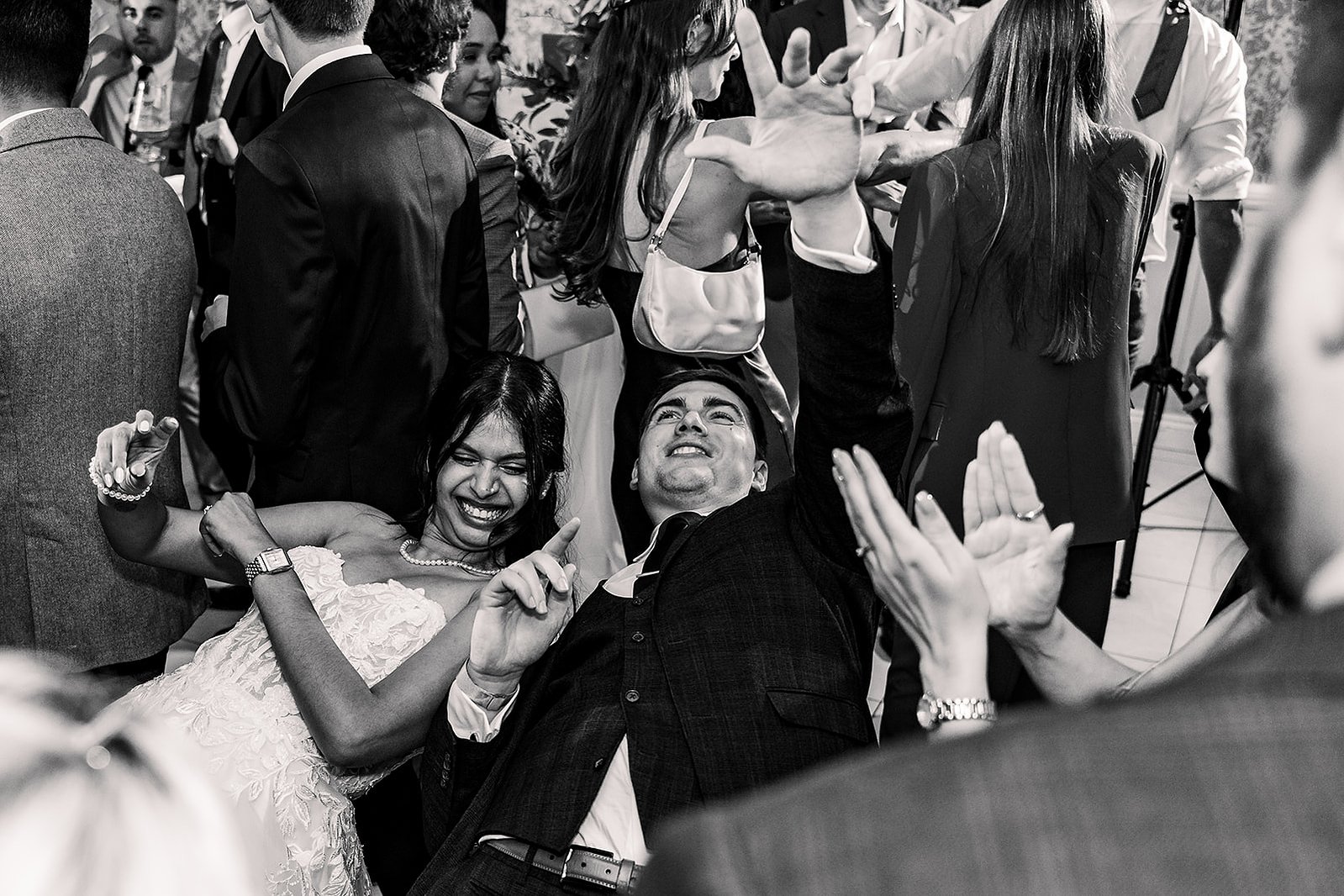 Guildford Manor Hotel & Spa Wedding Bride Dancing with Brother-in-Law