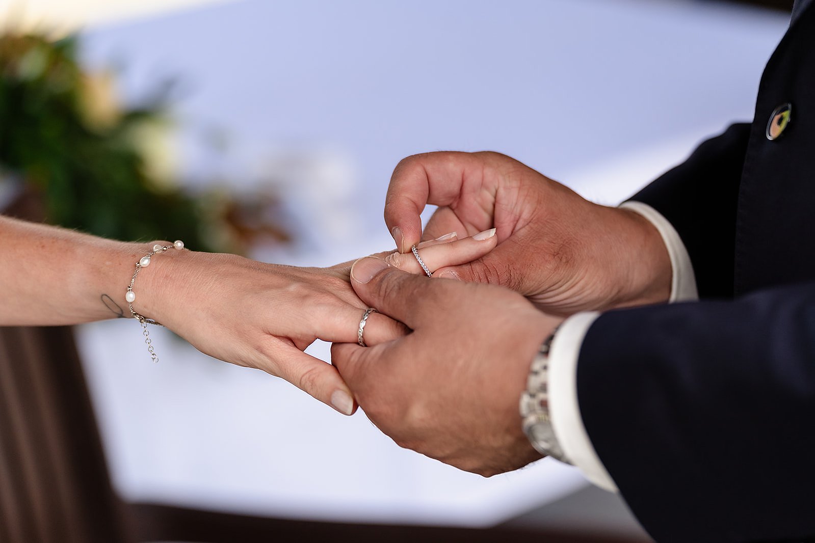 Herons Farm Wedding Ring Exchange