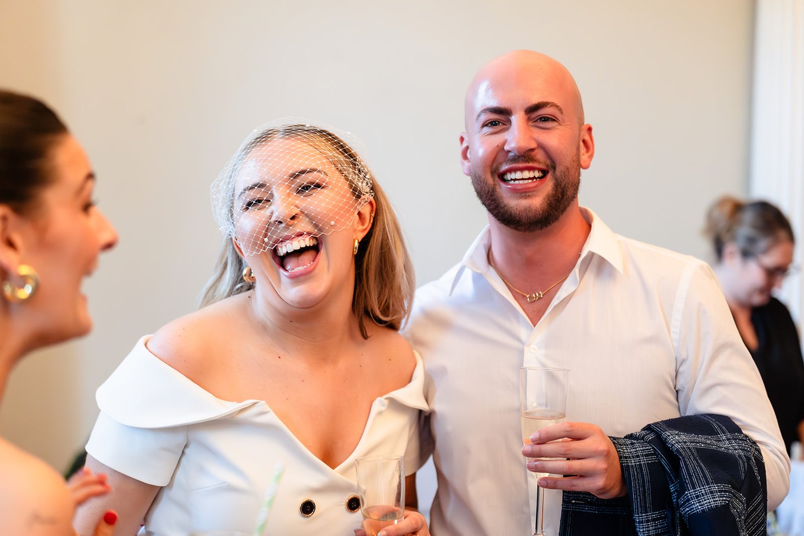 York House Wedding London Terrace Room Drinks Reception
