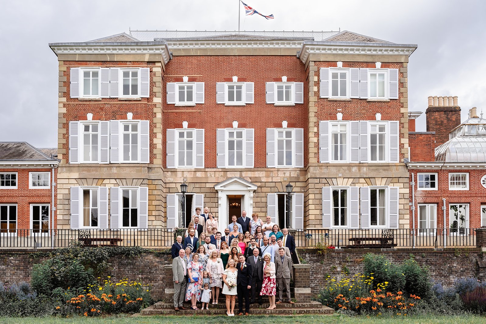 York House Wedding London Group Photo