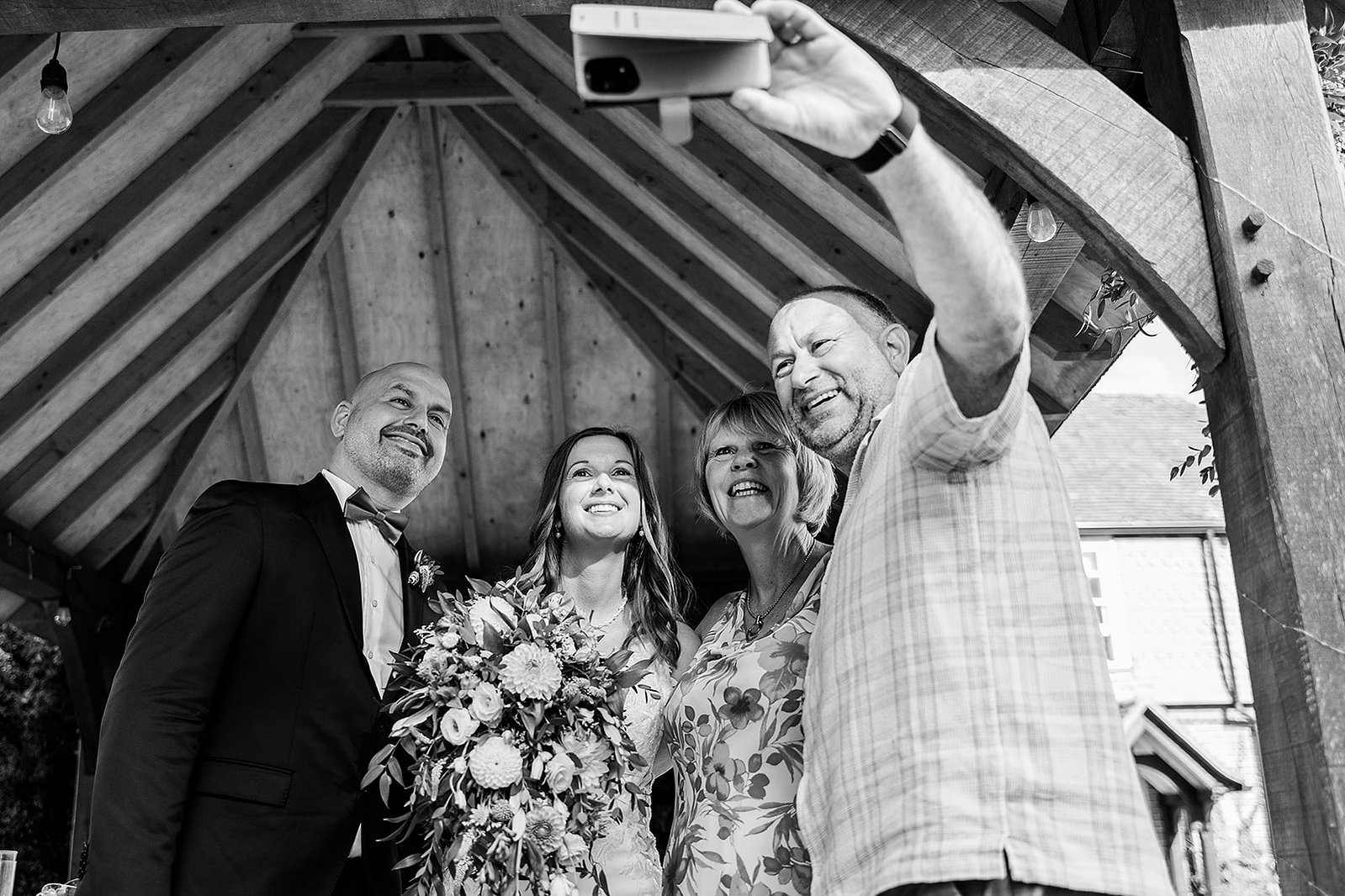 Herons Farm Wedding Selfie