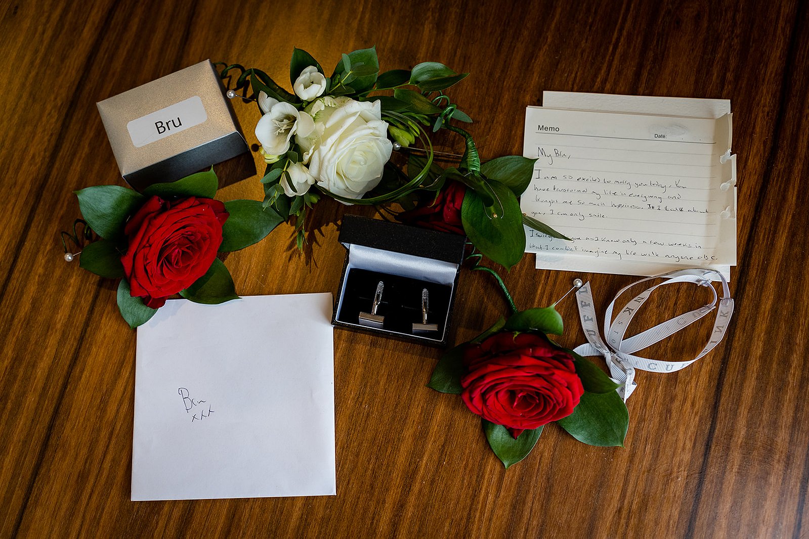 West Lodge Park Hotel Wedding Flat Lay