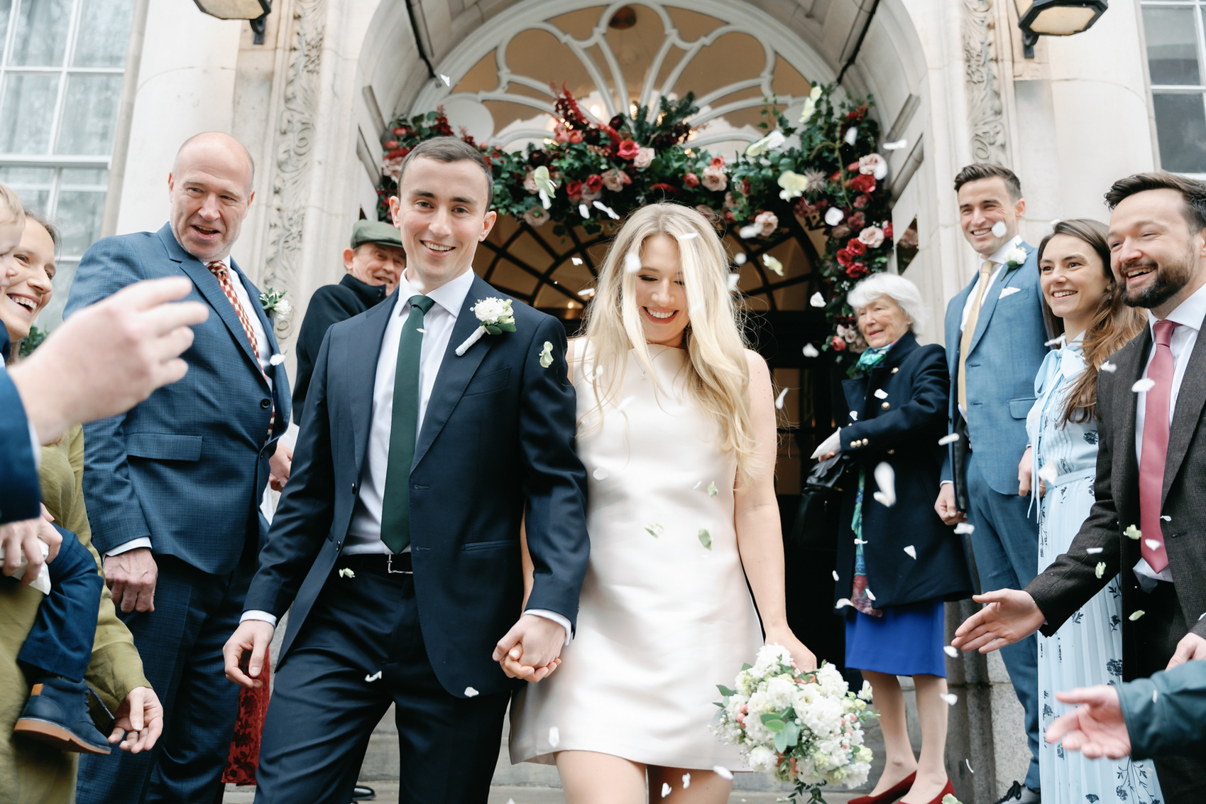 Chelsea Old Town Hall Wedding Confetti