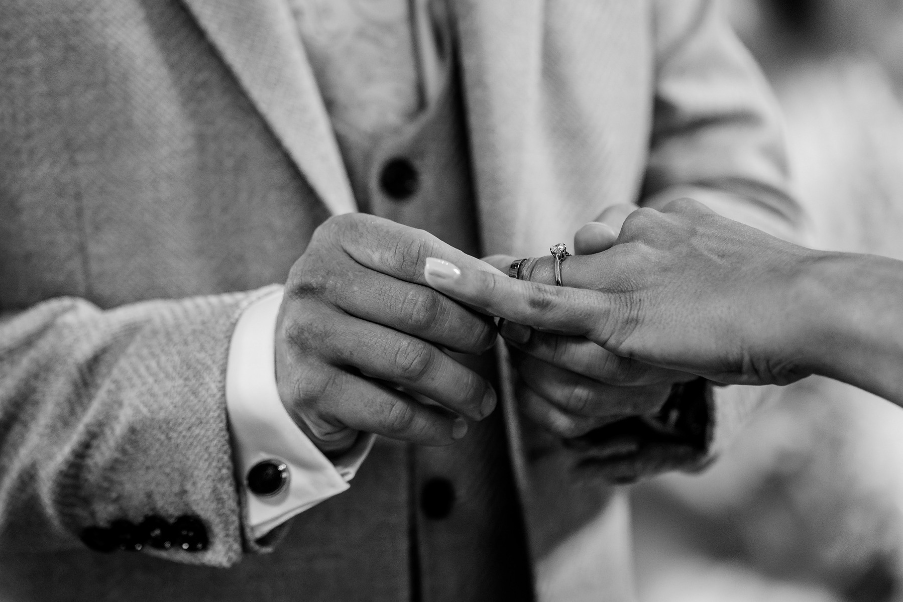 High House Wedding Ring Exchange