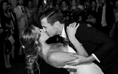 Forty Hall Wedding Dip Kiss
