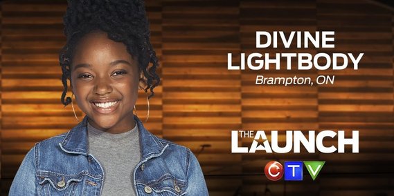 Divine Lightbody was a participant on the nationally televised program The Launch.