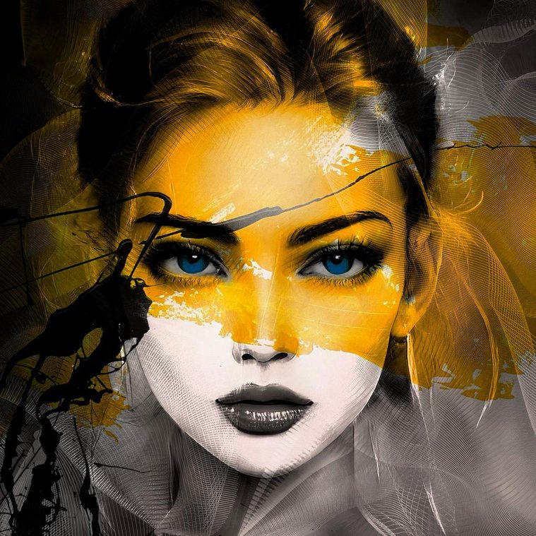 Poetry in Women NFT art collection on Ethereum by NFT artists Breznanikova and Kastro