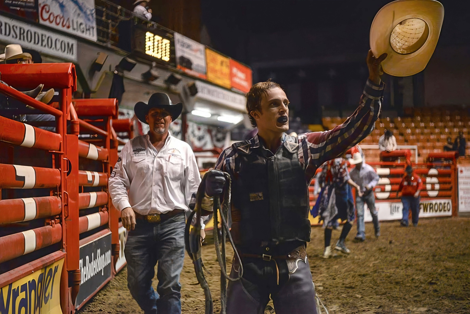 Behind the scenes - Bull riding in Fort Worth, Texas. Cowtown Coliseum