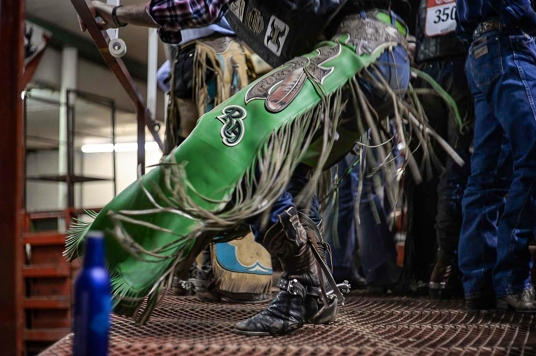 Behind the scenes - Bull riding in Fort Worth, Texas. Cowtown Coliseum