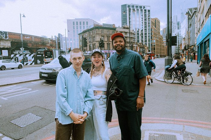 DEHD in London before their show at The Village Underground