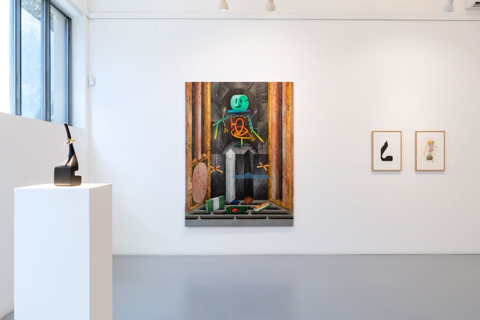 Image shot by Ludovica Colacino.  Installation of the exhibition "Jänner" by David Czupryn ft Katharina Beilstein. March - April 2022