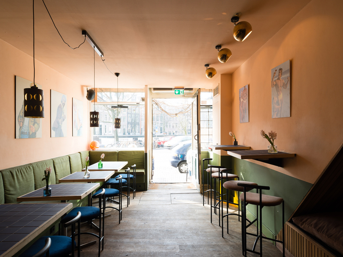 re-design of the interior and exterior for cafe Finch