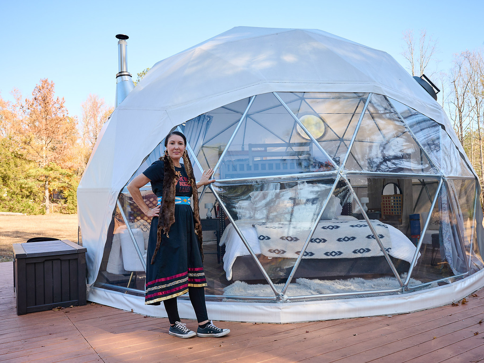 Airbnb Academy Eva Welsh Glamping Dome Portraits Adley Haywood