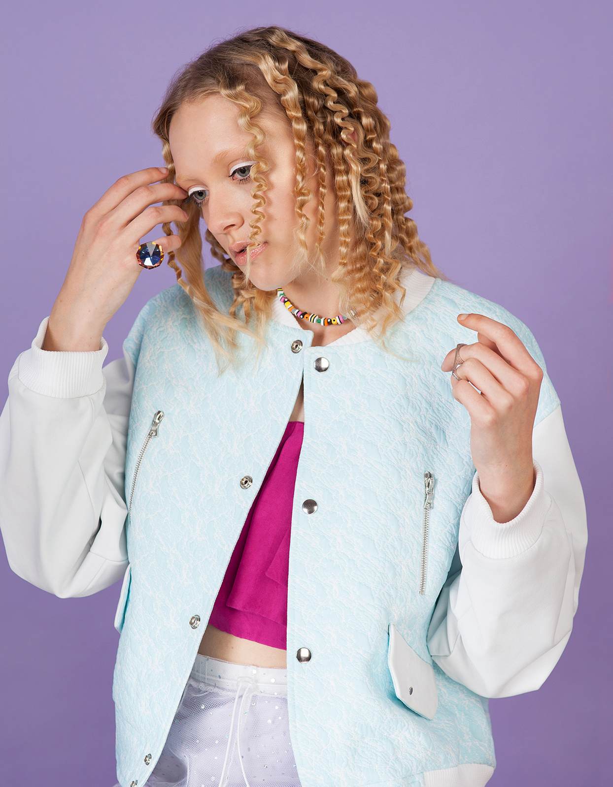 colour, beauty, editorial, digital, canon, portrait, models, studio, lighting, profoto, styling, accessories, photographer, photography, London, uk, feminine, spring, summer, make up, hair styling, Sophie Ellen, soft, pretty