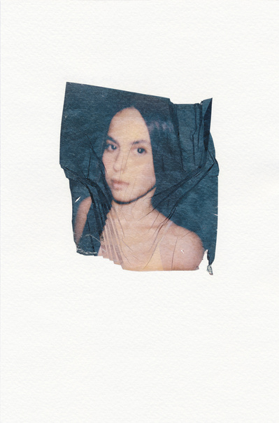 ‘Distorted Bodies’ explores our distorted versions of Beauty and the impact this has on us. Polaroid emulsion lift on watercolour paper.