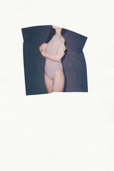 ‘Distorted Bodies’ explores our distorted versions of Beauty and the impact this has on us. Polaroid emulsion lift on watercolour paper.