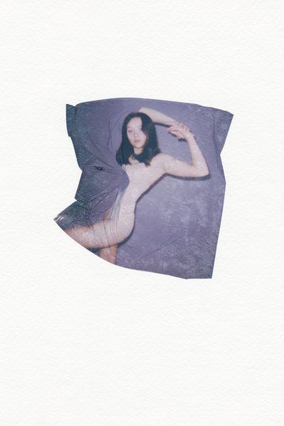 ‘Distorted Bodies’ explores our distorted versions of Beauty and the impact this has on us. Polaroid emulsion lift on watercolour paper.