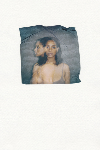 ‘Distorted Bodies’ explores our distorted versions of Beauty and the impact this has on us. Polaroid emulsion lift on watercolour paper.