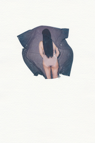 ‘Distorted Bodies’ explores our distorted versions of Beauty and the impact this has on us. Polaroid emulsion lift on watercolour paper.