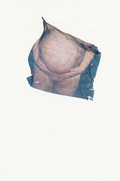 ‘Distorted Bodies’ explores our distorted versions of Beauty and the impact this has on us. Polaroid emulsion lift on watercolour paper.