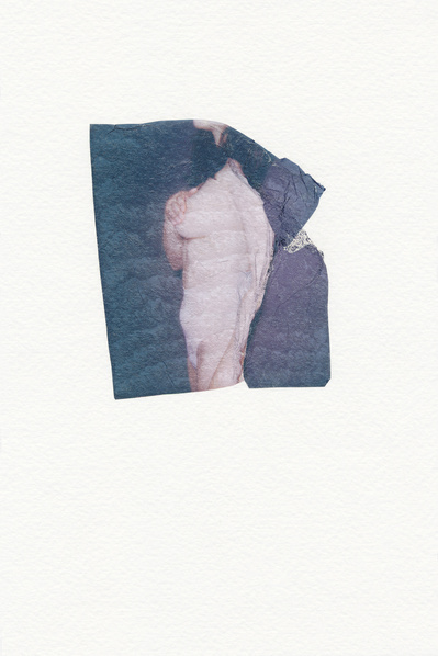 ‘Distorted Bodies’ explores our distorted versions of Beauty and the impact this has on us. Polaroid emulsion lift on watercolour paper.