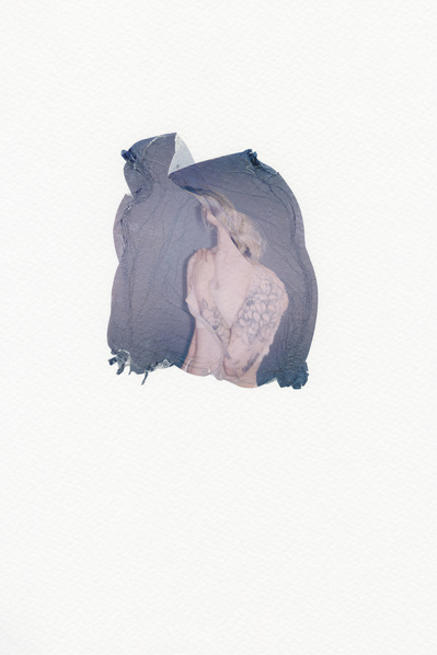‘Distorted Bodies’ explores our distorted versions of Beauty and the impact this has on us. Polaroid emulsion lift on watercolour paper.