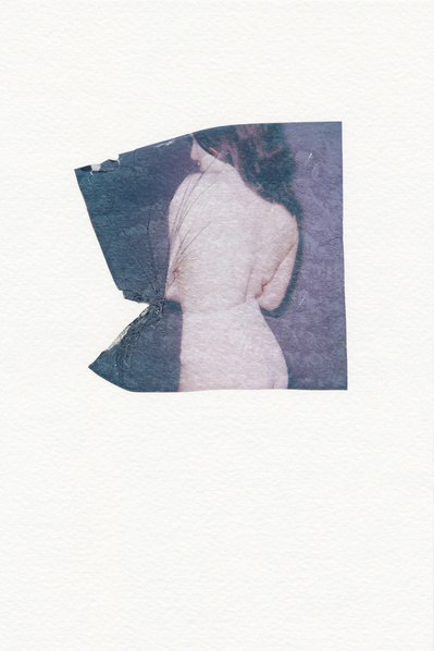 ‘Distorted Bodies’ explores our distorted versions of Beauty and the impact this has on us. Polaroid emulsion lift on watercolour paper.