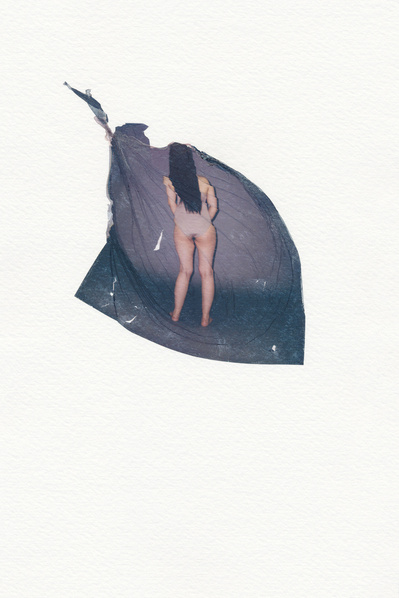 ‘Distorted Bodies’ explores our distorted versions of Beauty and the impact this has on us. Polaroid emulsion lift on watercolour paper.