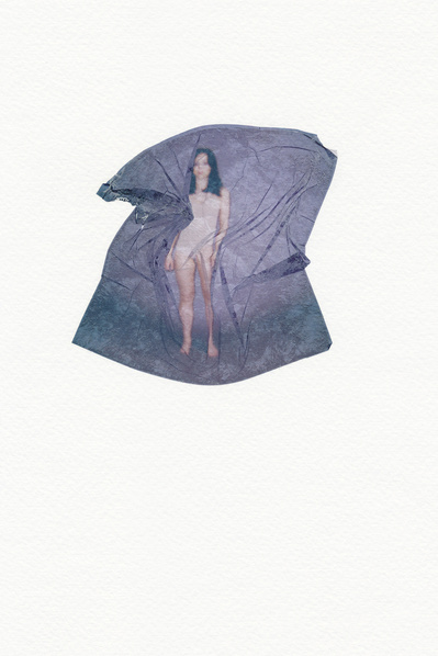 ‘Distorted Bodies’ explores our distorted versions of Beauty and the impact this has on us. Polaroid emulsion lift on watercolour paper.