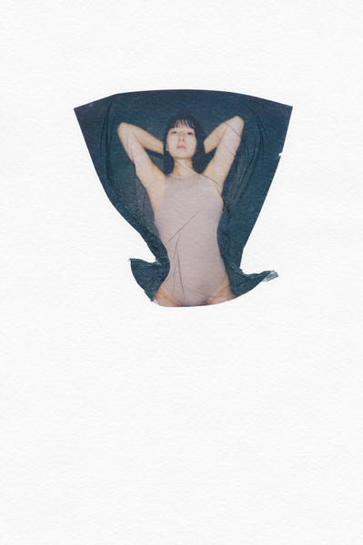 ‘Distorted Bodies’ explores our distorted versions of Beauty and the impact this has on us. Polaroid emulsion lift on watercolour paper.