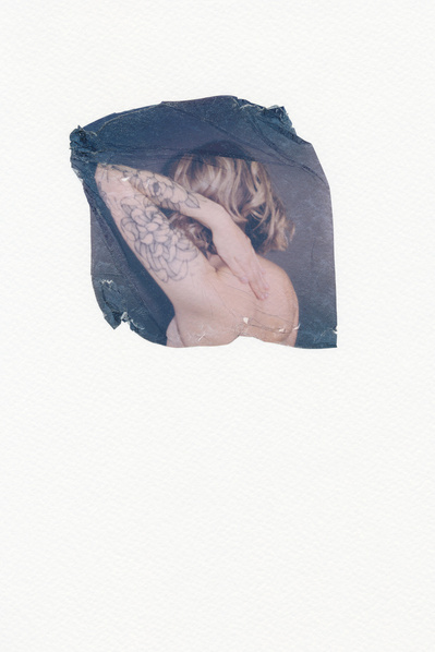 ‘Distorted Bodies’ explores our distorted versions of Beauty and the impact this has on us. Polaroid emulsion lift on watercolour paper.