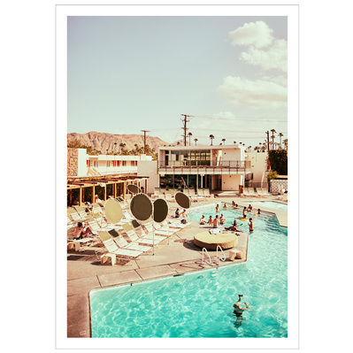 Palm Springs Swim Club shot at The Ace Hotel & Swim Club in Palm Springs, California by Elle Green for her California Desert wall art Photography series.