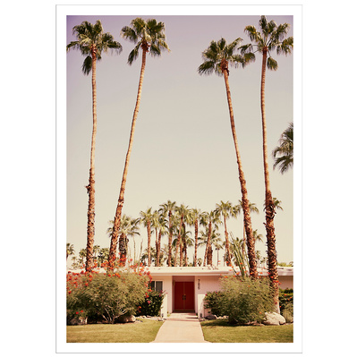 Vista Las Palmas mid century modern home shot in Palm Springs, California. Elle Green Photo California Desert Wall Art