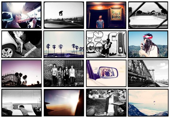 Elle Green's Photo Collage of her Summer 2010 Trip to West & East USA. Toured with band SWIMM (formerly known as Le Blorr) whom she met in Tokyo, JP a year 
 prior, they drove from Florida to New York playing shows and Elle documented everything.