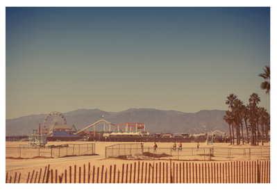Santa Monica shot on the Venice to Santa Monica boardwalk, Los Angeles, California by Elle Green for her wall art Photography series.