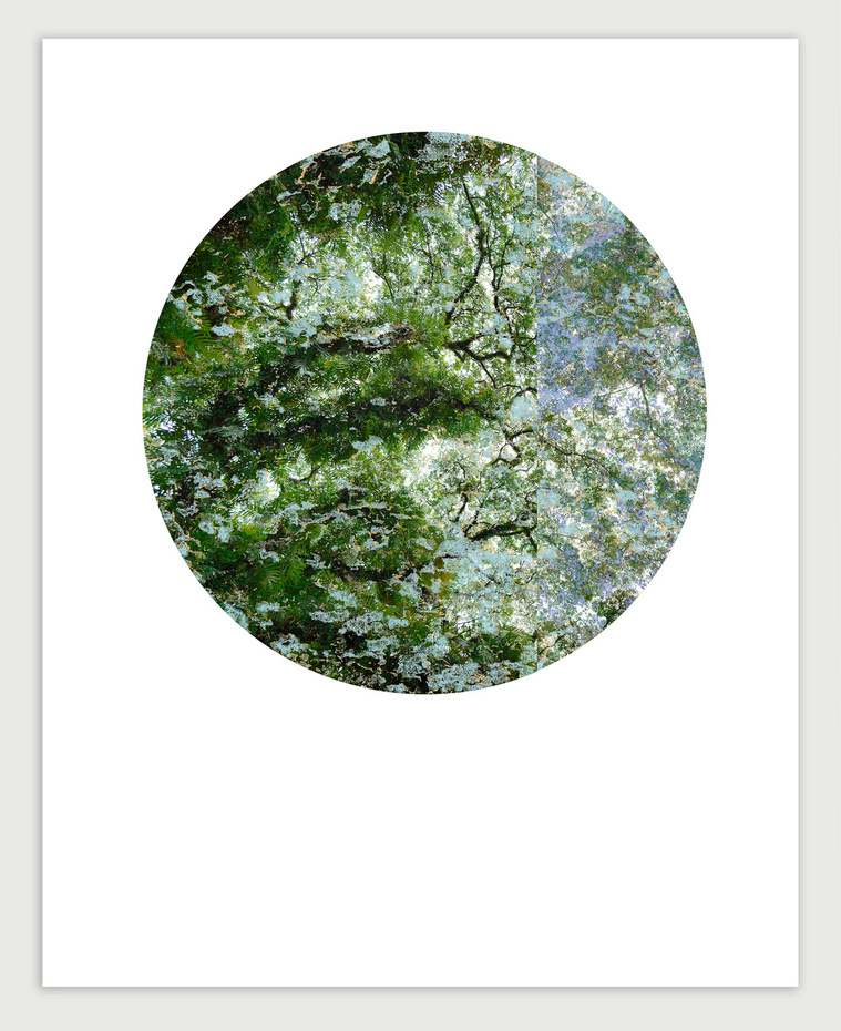 Gabriela Garcia-Luna, 'Caldwell', mixed media, photographic digital collage, archival ink on rag, birch panel,  61 x 76 cm, 2016.
